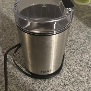 Kaffe Electric Coffee Grinder in Silver
